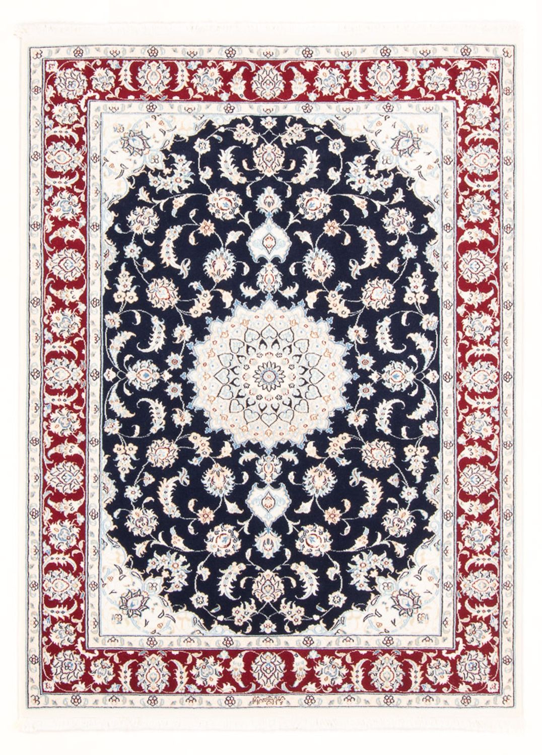 Perserteppich - Nain - Royal - 165 x 120 cm - dunkelblau