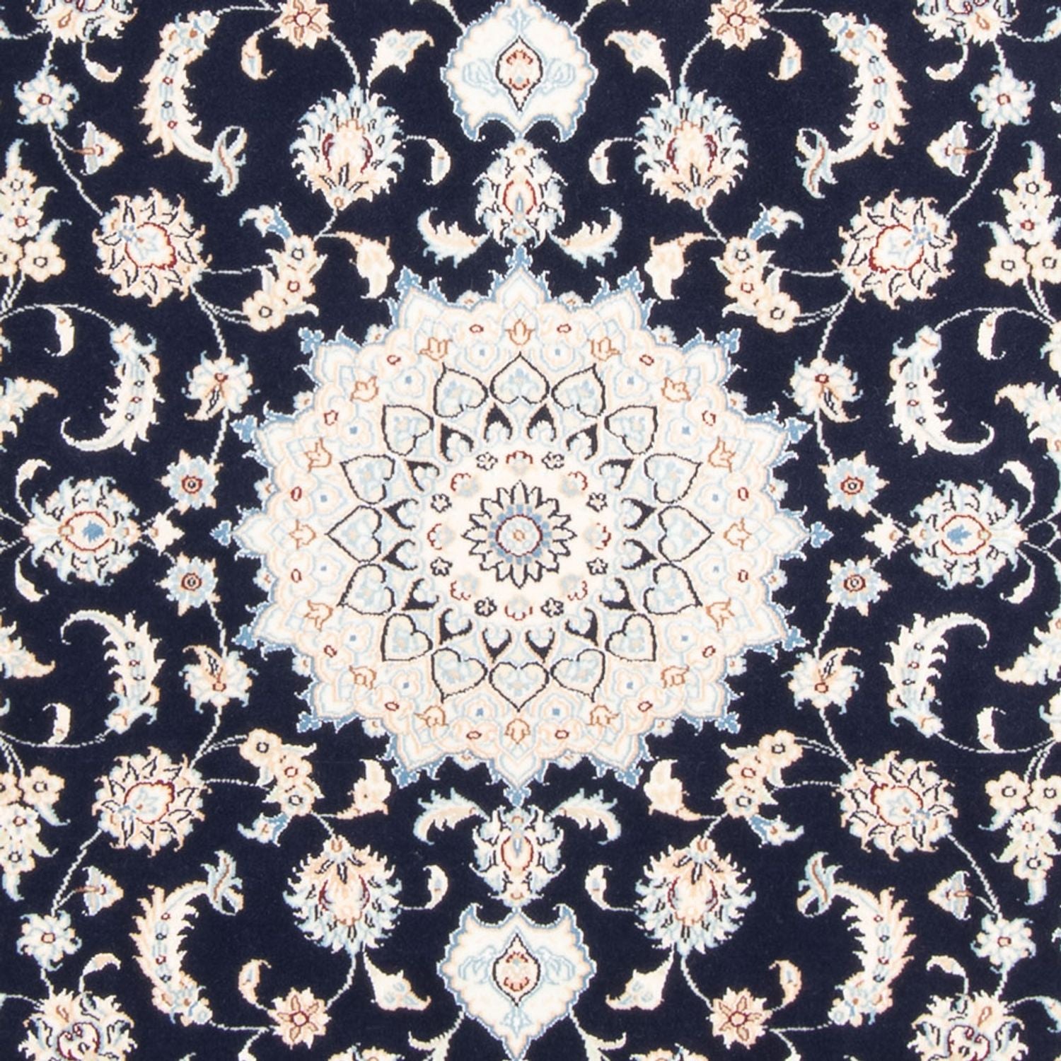 Perserteppich - Nain - Royal - 165 x 120 cm - dunkelblau