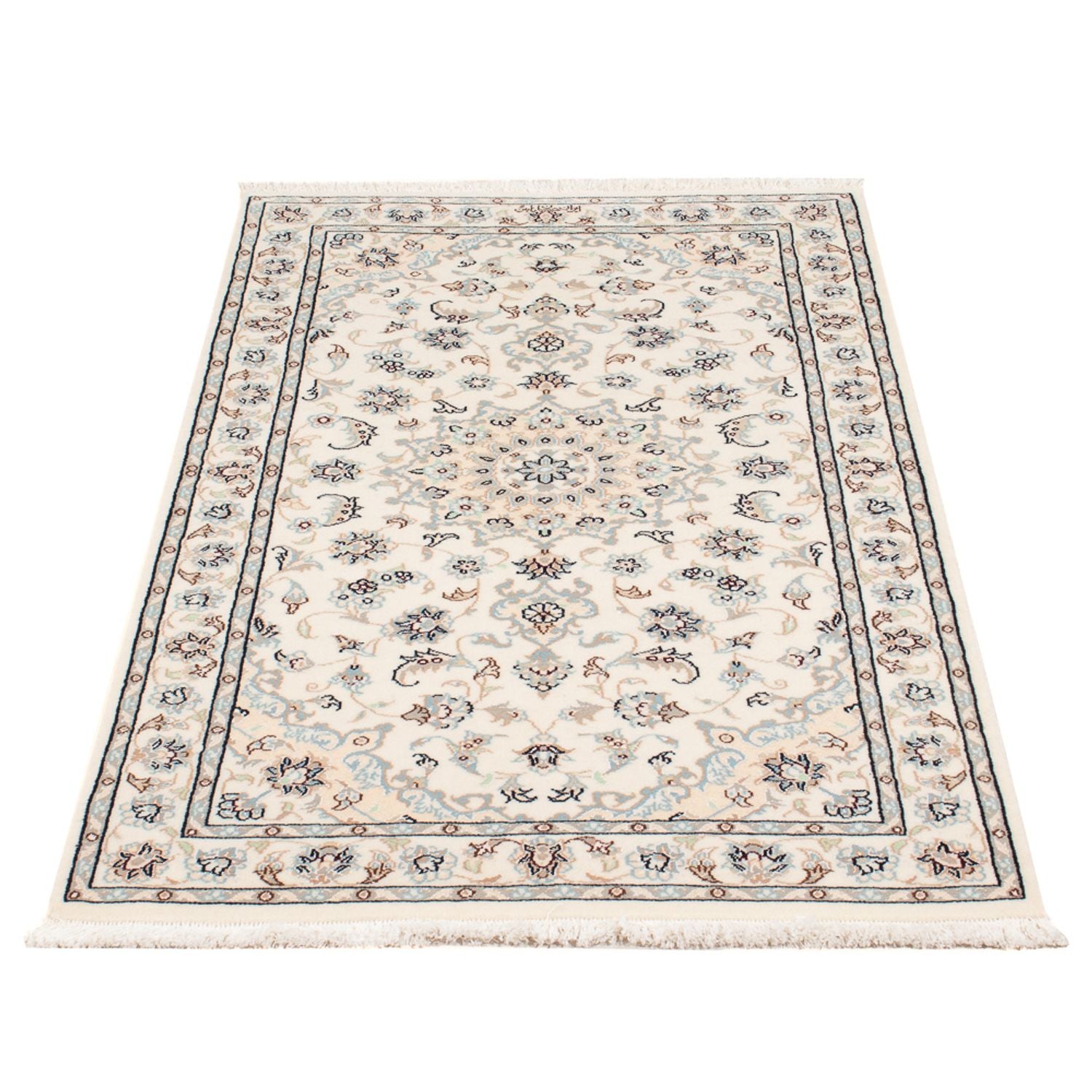 Perserteppich - Nain - Premium - 132 x 75 cm - creme
