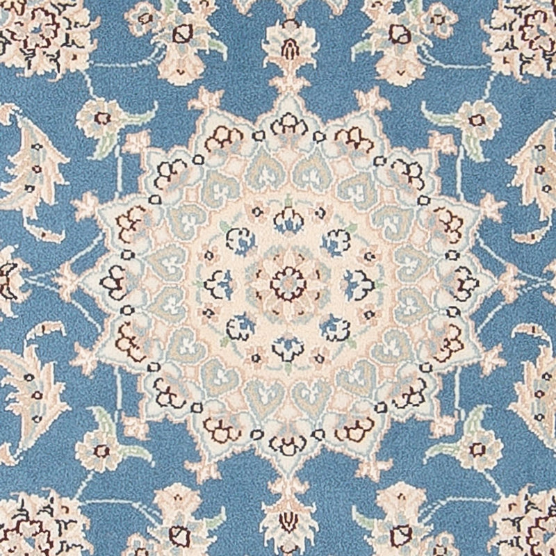 Perserteppich - Nain - Premium - 116 x 81 cm - hellblau