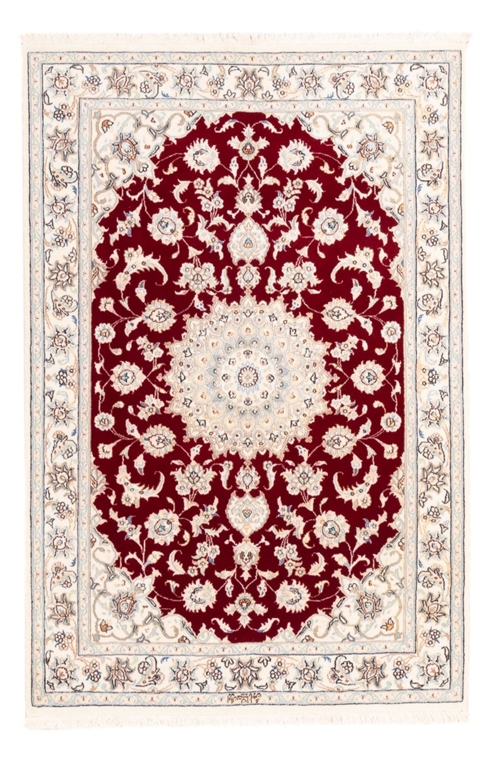 Perserteppich - Nain - Premium - 152 x 108 cm - rot