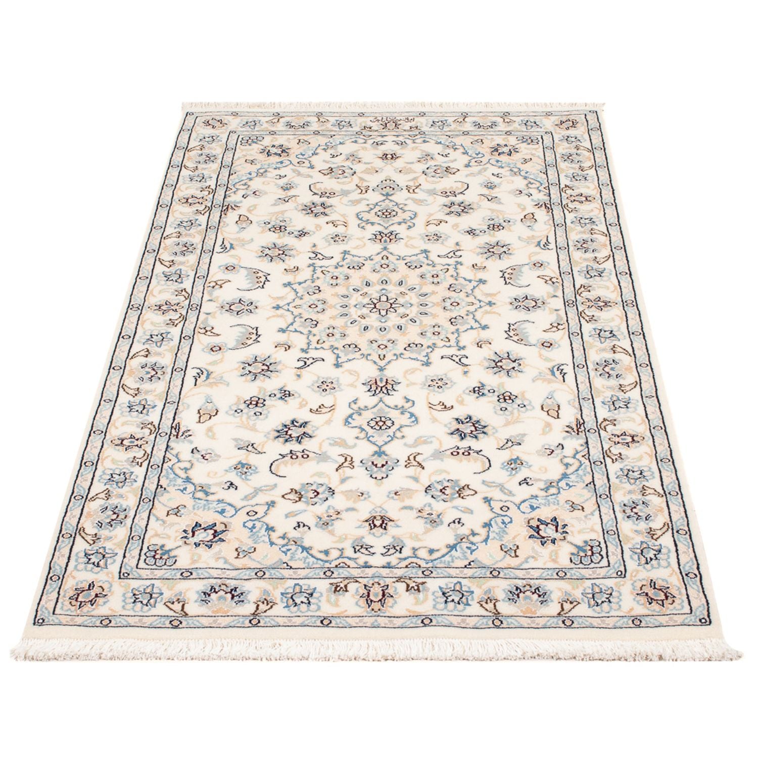 Perserteppich - Nain - Premium - 140 x 74 cm - creme