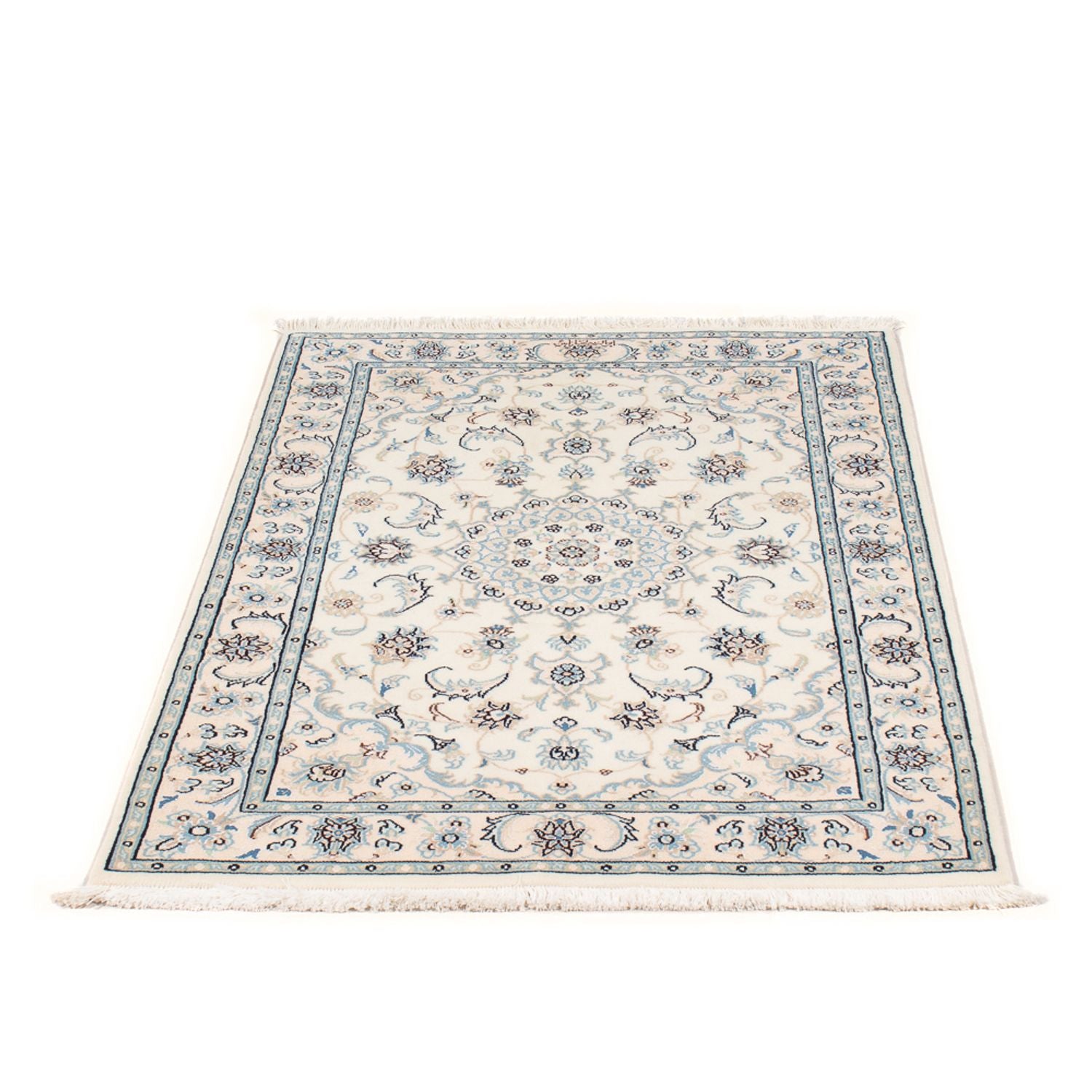 Perserteppich - Nain - Premium - 122 x 80 cm - creme