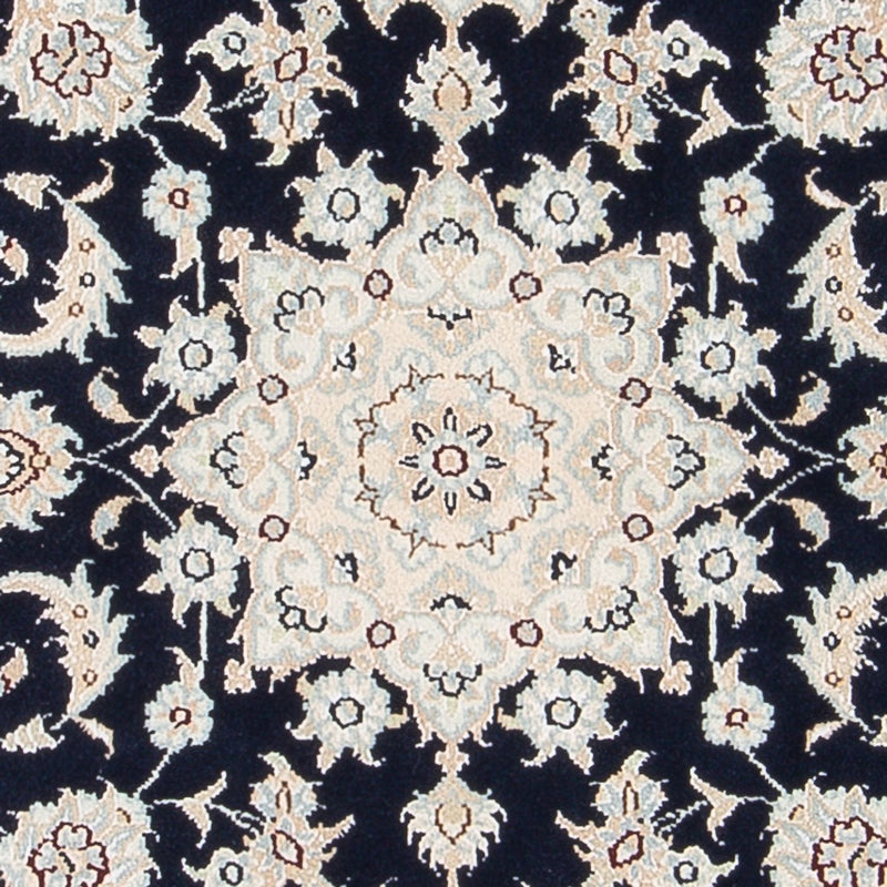 Perserteppich - Nain - Premium - 118 x 80 cm - dunkelblau