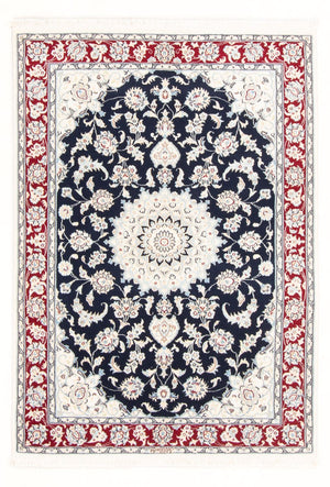 Perserteppich - Nain - Royal - 151 x 105 cm - dunkelblau