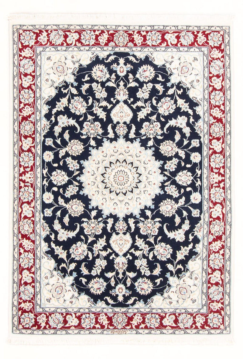 Perserteppich - Nain - Royal - 151 x 105 cm - dunkelblau