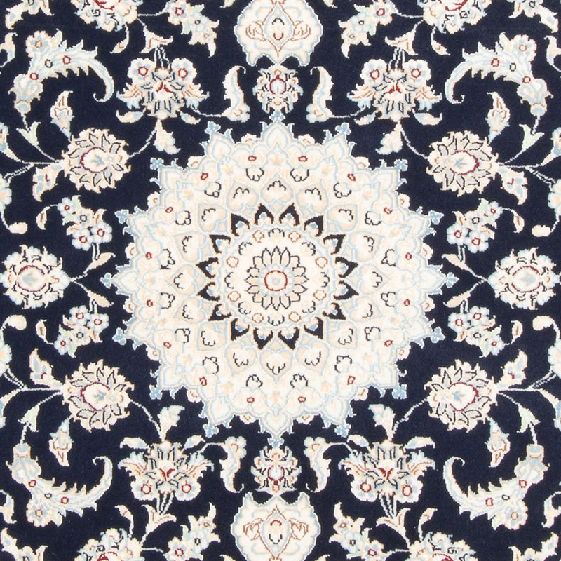 Perserteppich - Nain - Royal - 151 x 105 cm - dunkelblau