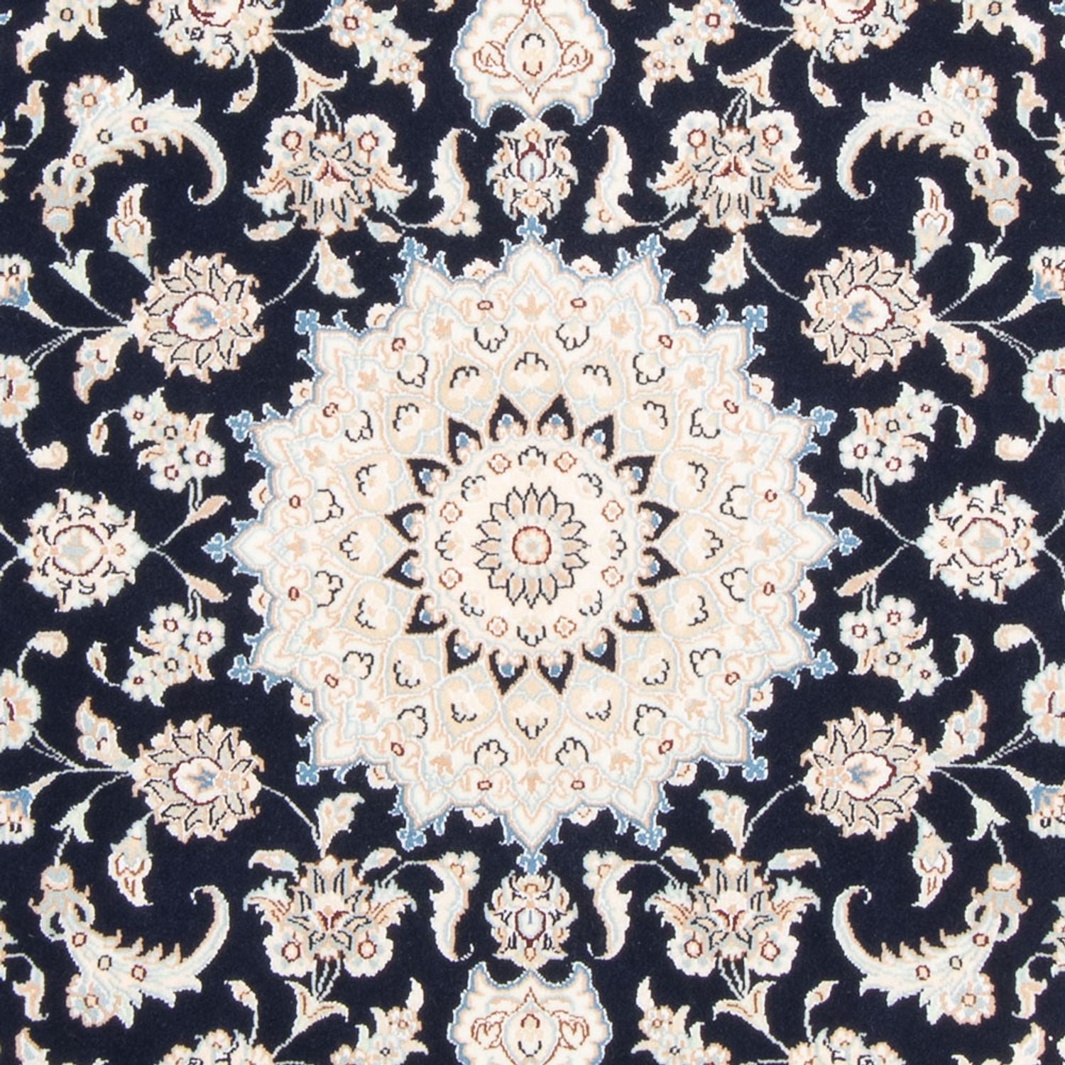Perserteppich - Nain - Royal - 158 x 108 cm - dunkelblau