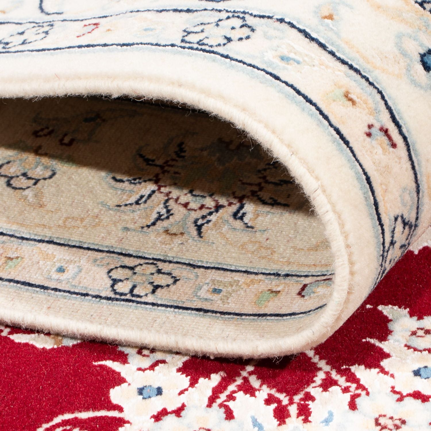 Perserteppich - Nain - Royal - 175 x 117 cm - rot