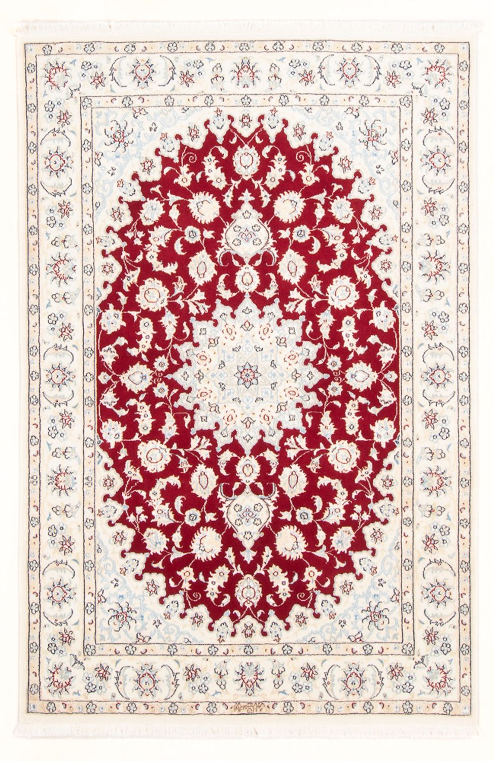 Perserteppich - Nain - Royal - 175 x 117 cm - rot