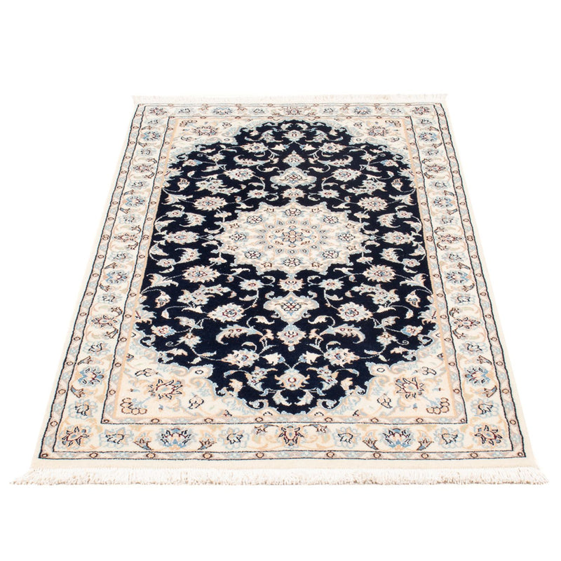 Perserteppich - Nain - Premium - 137 x 73 cm - dunkelblau