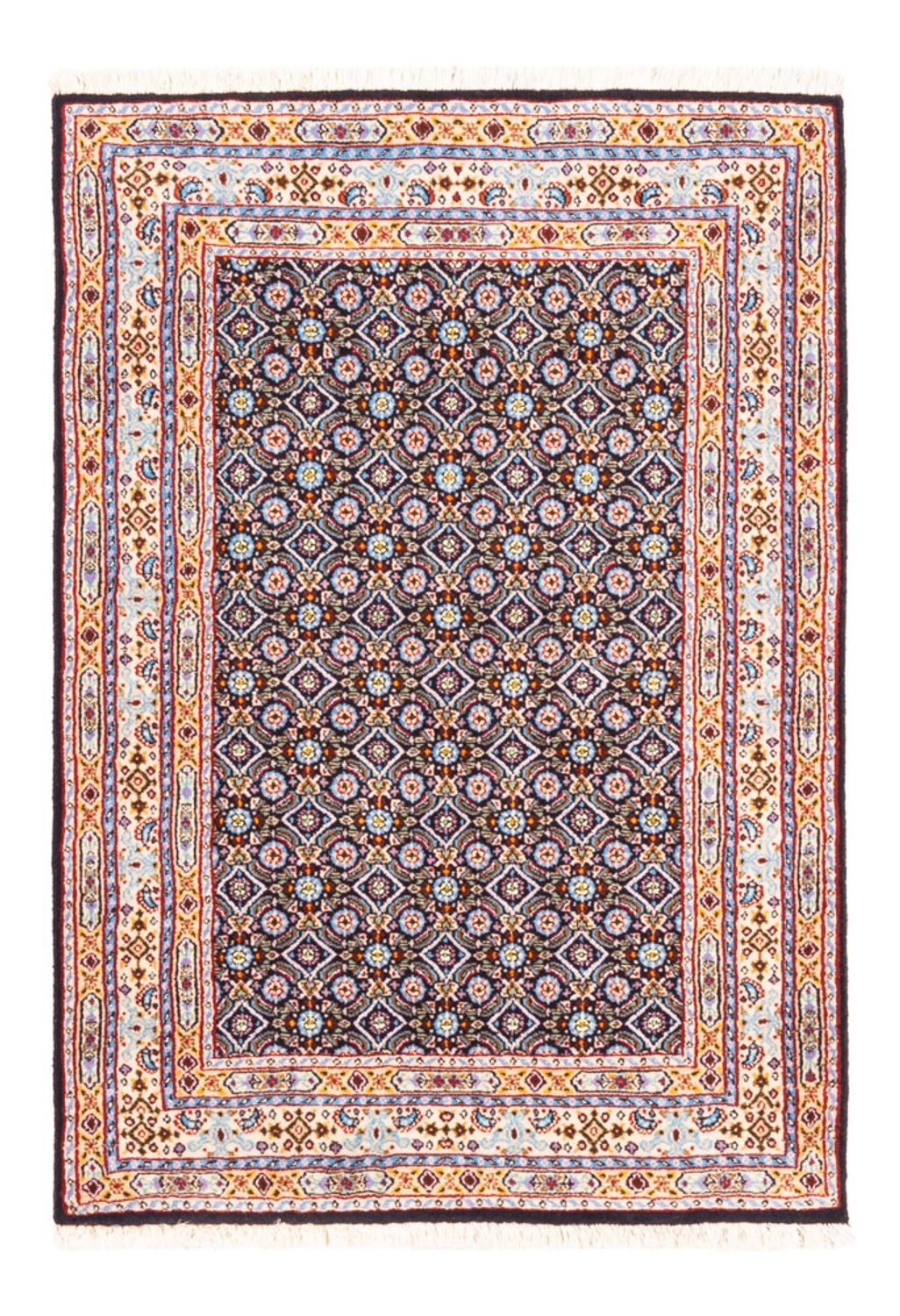 Perserteppich - Classic - 114 x 81 cm - dunkelblau