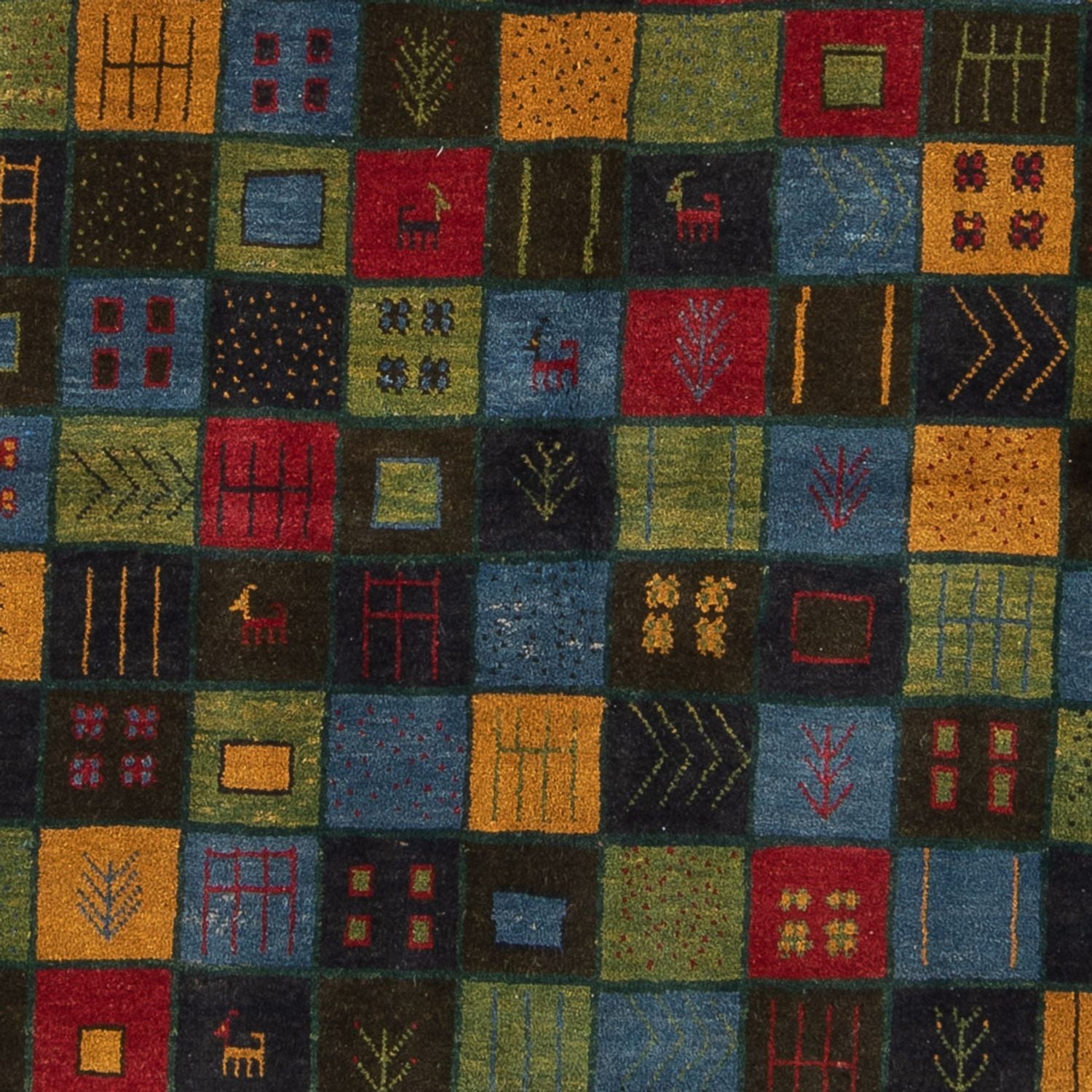 Gabbeh Teppich - Perser - 234 x 174 cm - mehrfarbig