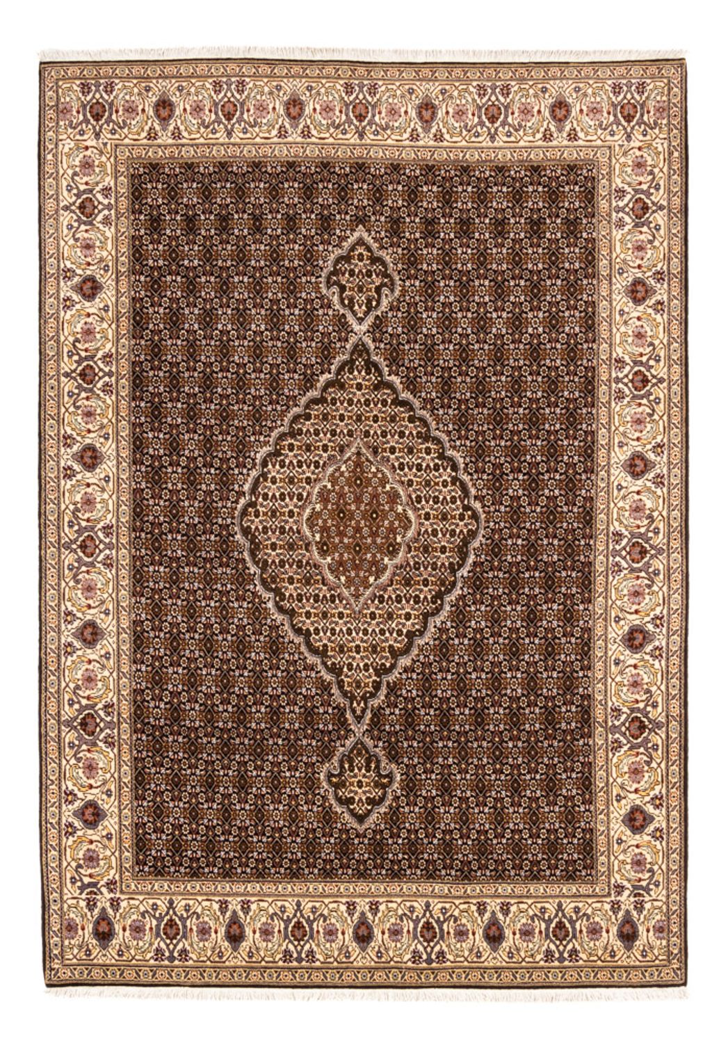 Perserteppich - Täbriz - Royal - 241 x 170 cm - schwarz