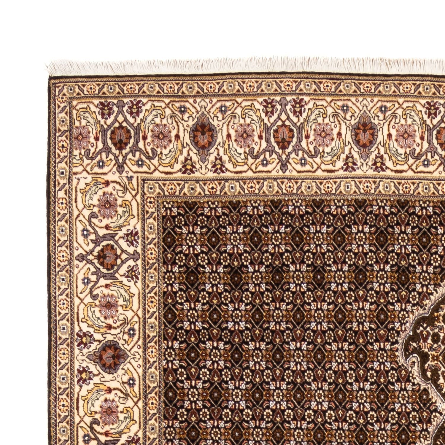 Perserteppich - Täbriz - Royal - 241 x 170 cm - schwarz