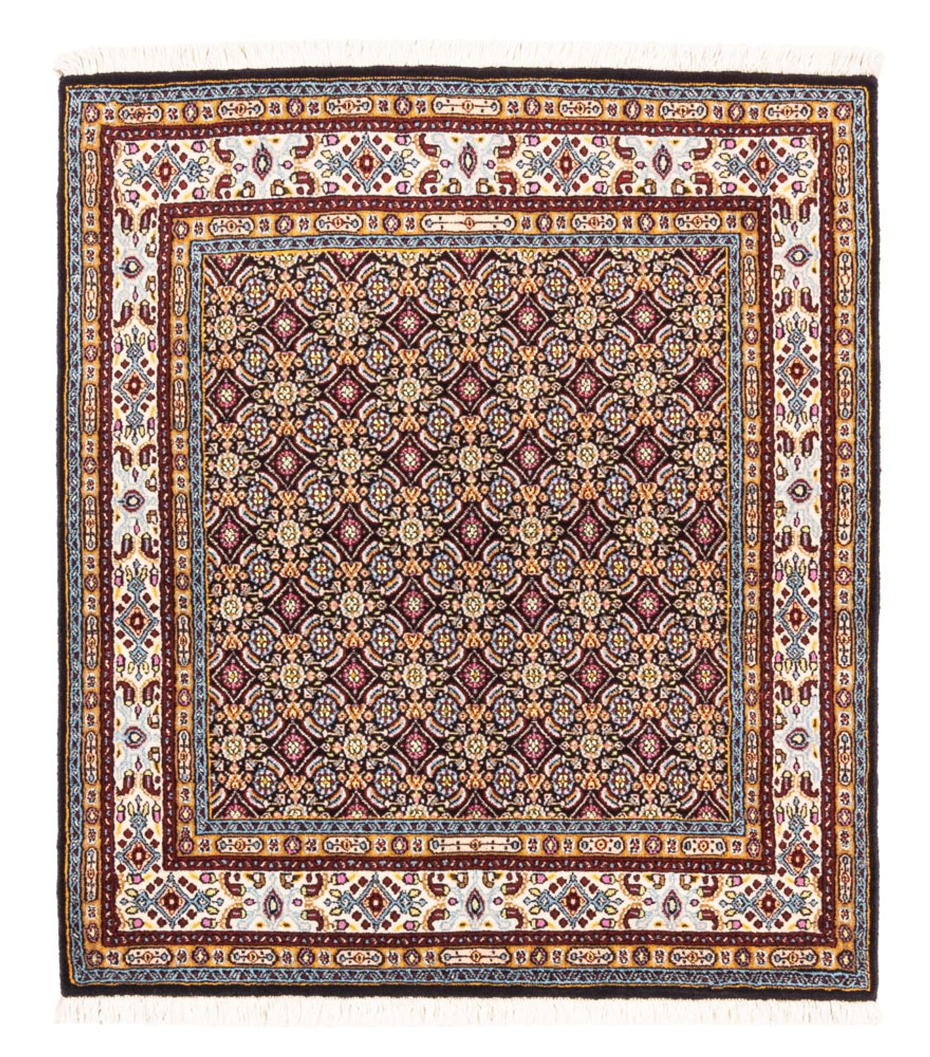 Läufer Perser - Classic - 100 x 100 cm - dunkelblau