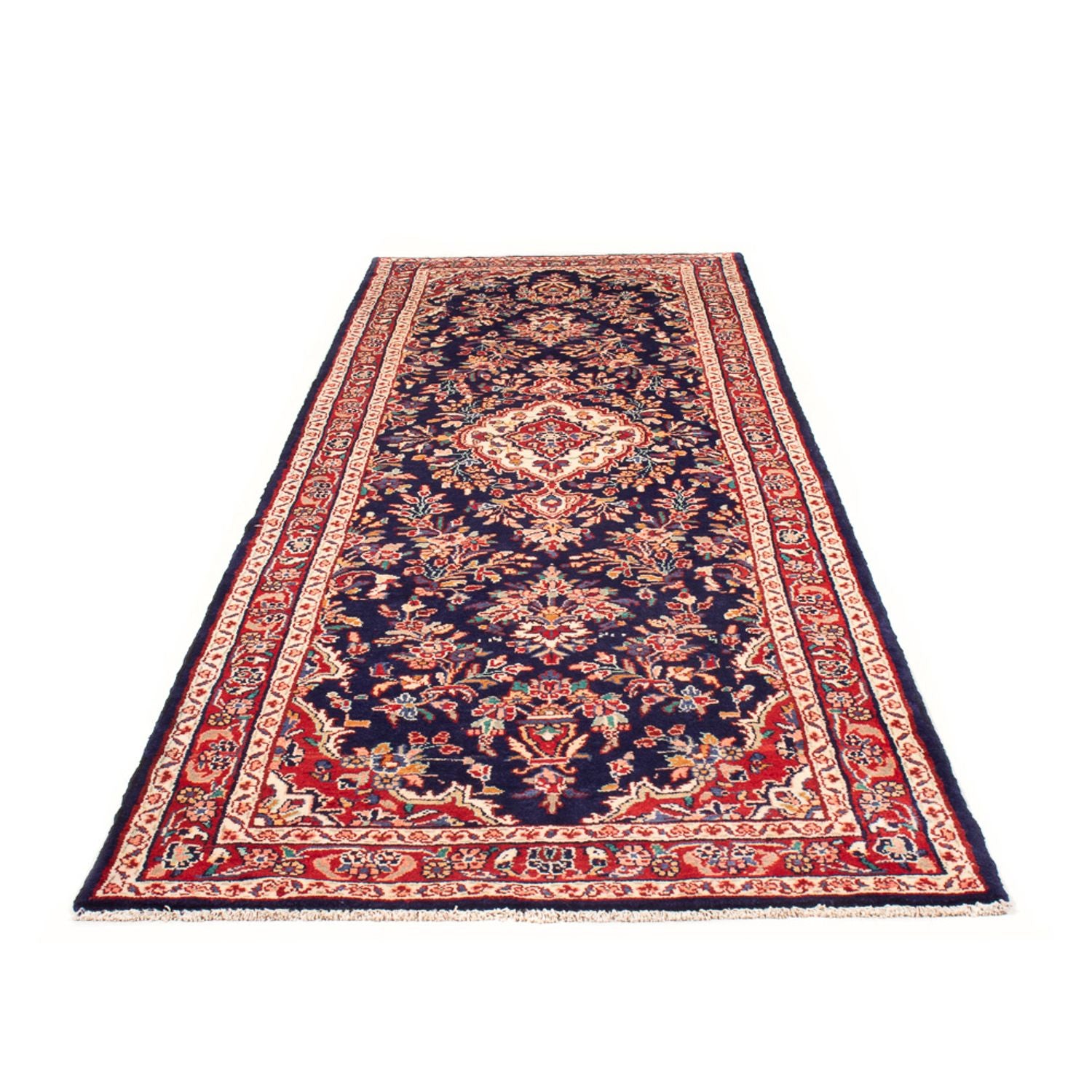Läufer Perser - Nomadic - 313 x 108 cm - dunkelblau