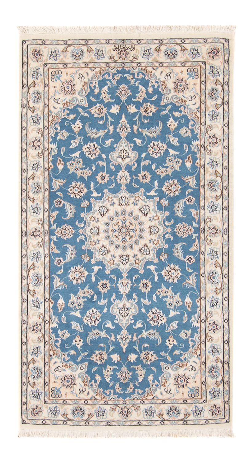 Perserteppich - Nain - Premium - 138 x 76 cm - hellblau