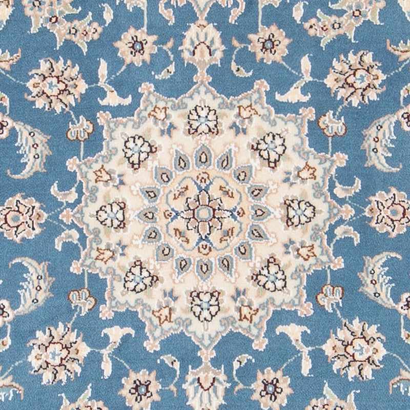Perserteppich - Nain - Premium - 138 x 76 cm - hellblau