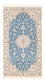 Perserteppich - Nain - Premium - 138 x 76 cm - hellblau