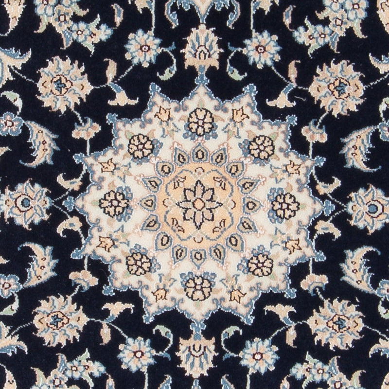 Perserteppich - Nain - Premium - 134 x 74 cm - dunkelblau