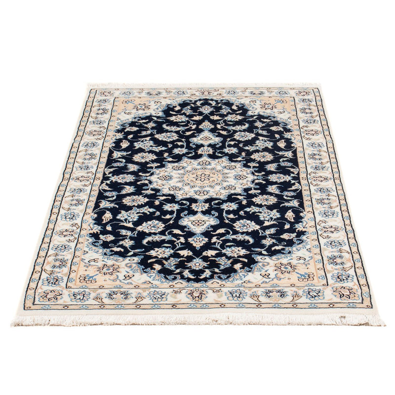 Perserteppich - Nain - Premium - 134 x 74 cm - dunkelblau
