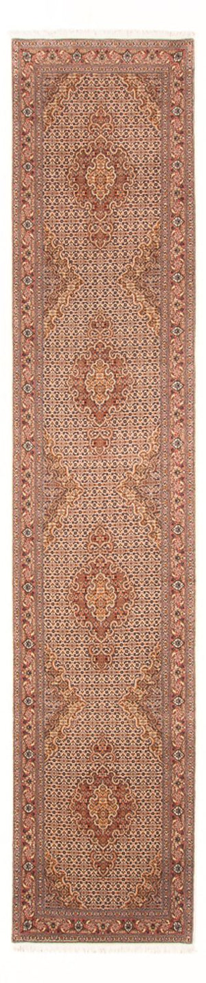 Läufer Perser - Täbriz - Royal - 400 x 80 cm - beige