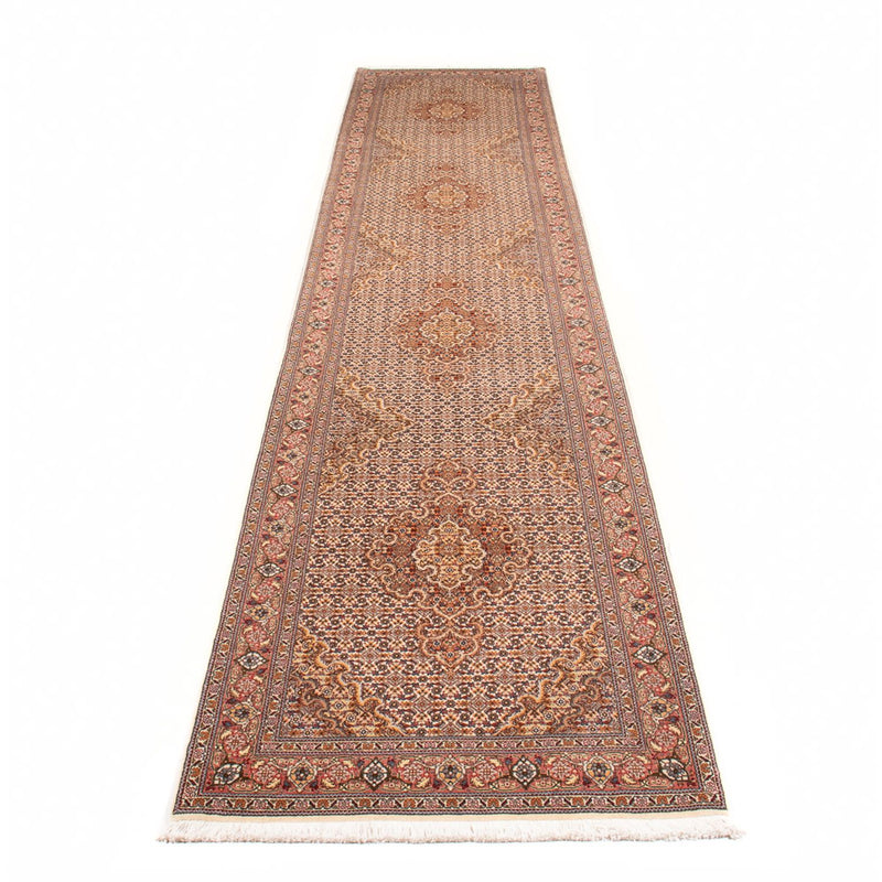 Läufer Perser - Täbriz - Royal - 400 x 80 cm - beige