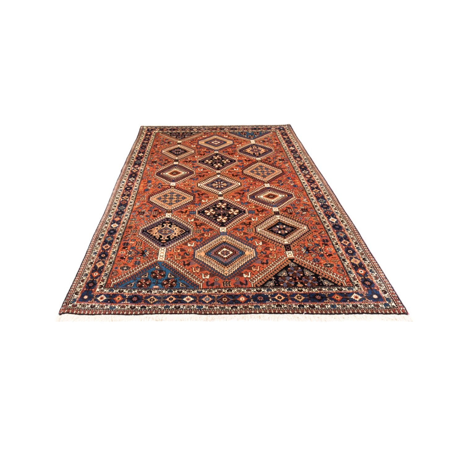 Perserteppich - Nomadic - 244 x 153 cm - rot