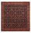 Perserteppich - Bidjar quadratisch  - 250 x 248 cm - dunkelblau