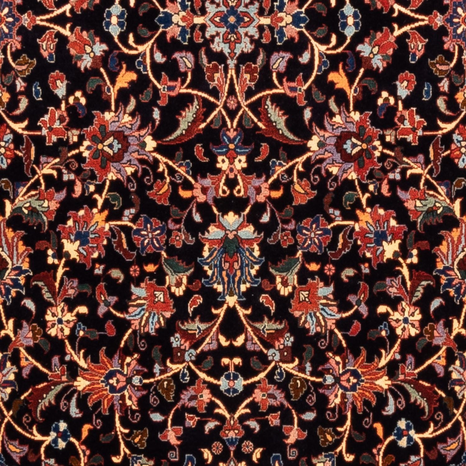 Perserteppich - Bidjar quadratisch  - 250 x 248 cm - dunkelblau