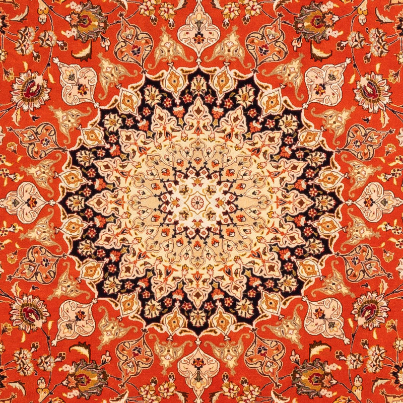 Perserteppich - Täbriz quadratisch  - 253 x 249 cm - orange