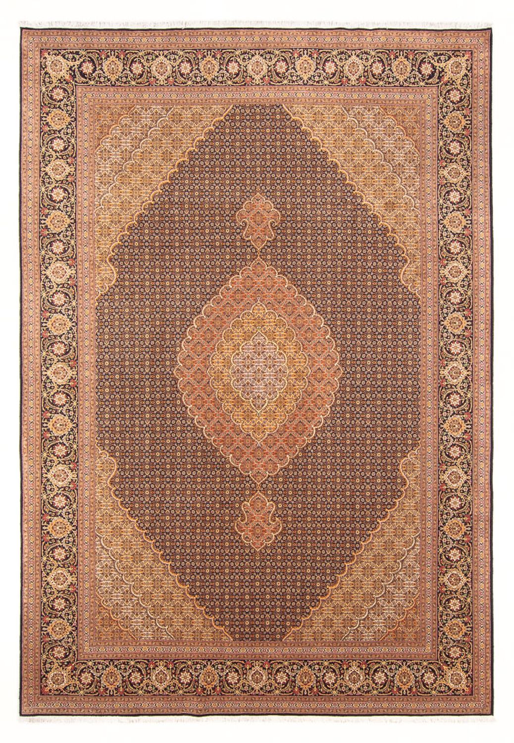 Perserteppich - Täbriz - Royal - 293 x 198 cm - orange