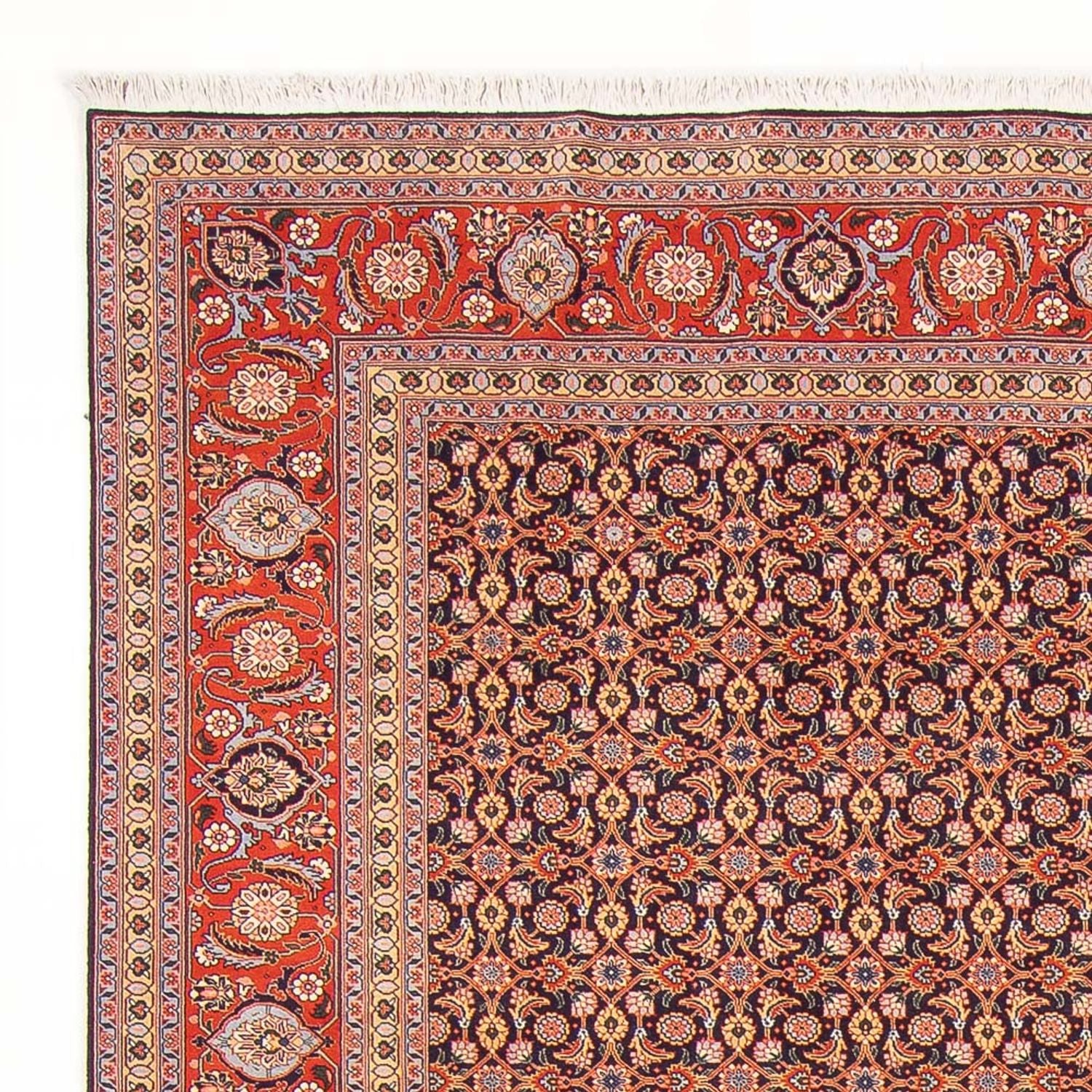 Perserteppich - Täbriz - Royal - 290 x 200 cm - dunkelblau