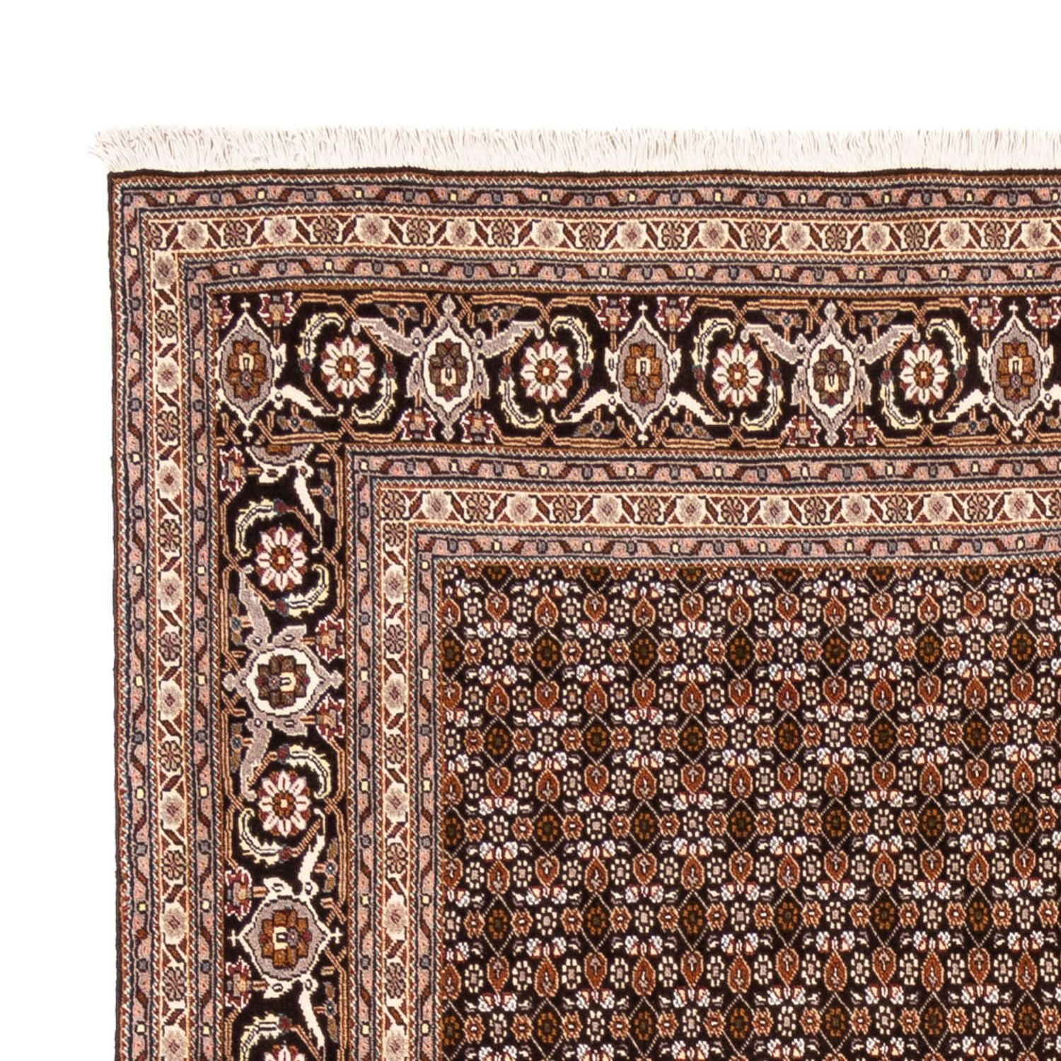 Perserteppich - Täbriz - Royal - 237 x 178 cm - dunkelblau