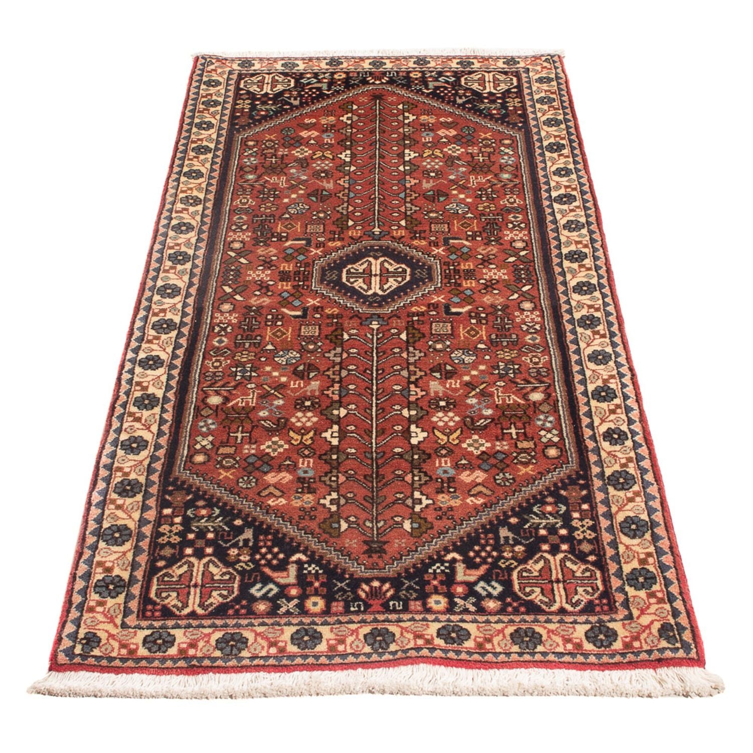 Perserteppich - Nomadic - 148 x 64 cm - rot