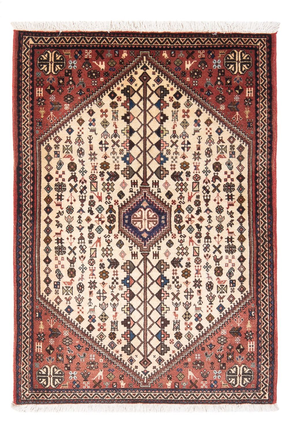 Perserteppich - Nomadic - 128 x 82 cm - creme