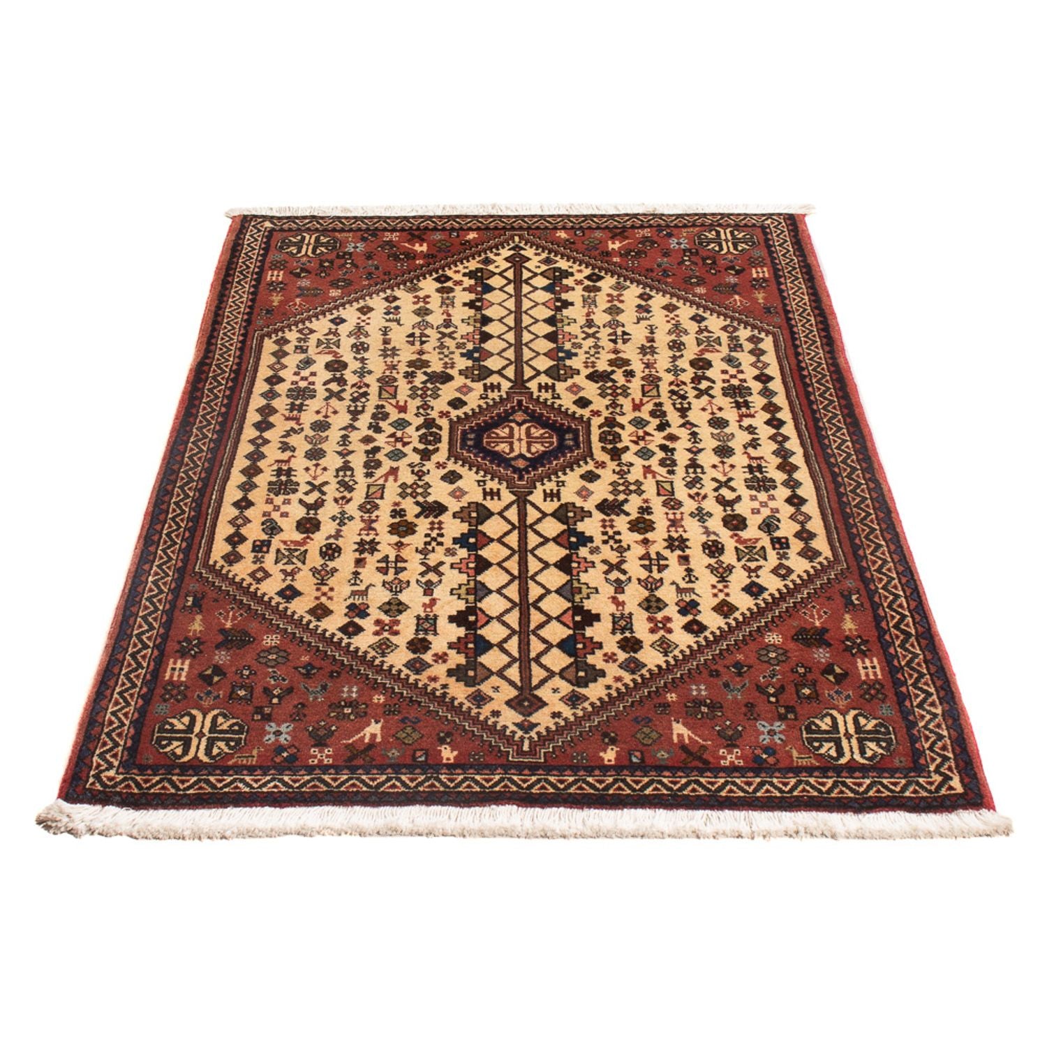 Perserteppich - Nomadic - 128 x 82 cm - creme
