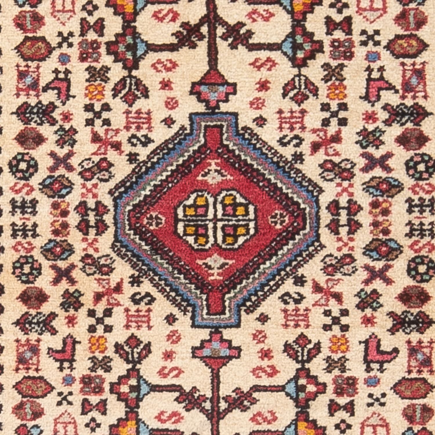 Perserteppich - Nomadic - 147 x 63 cm - creme