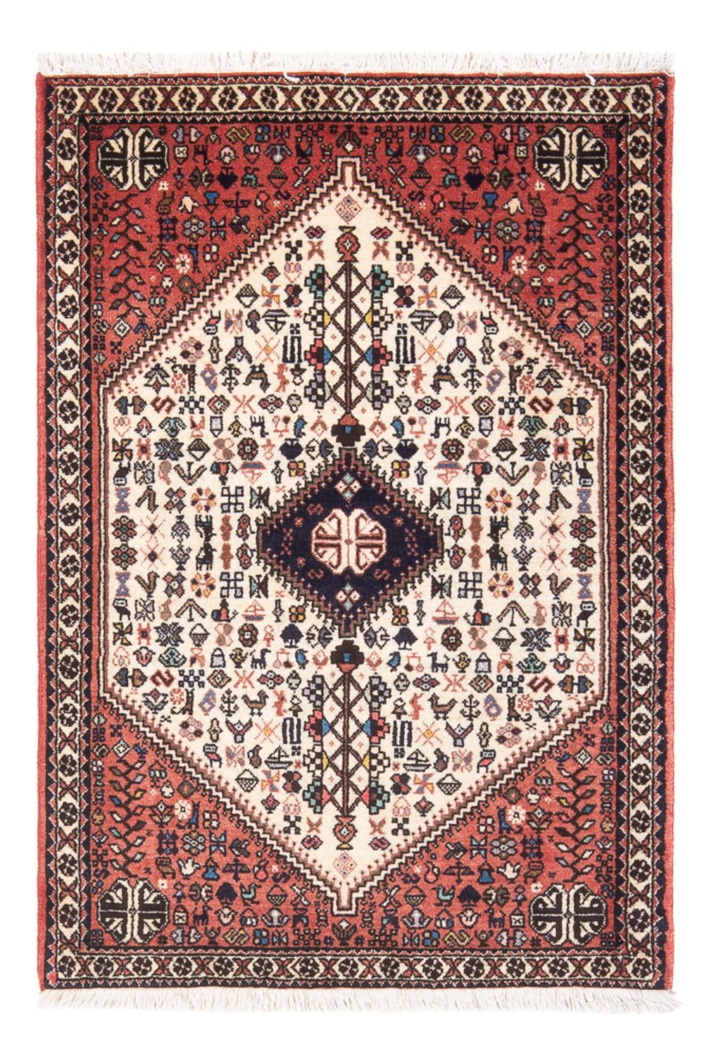 Perserteppich - Nomadic - 126 x 80 cm - creme