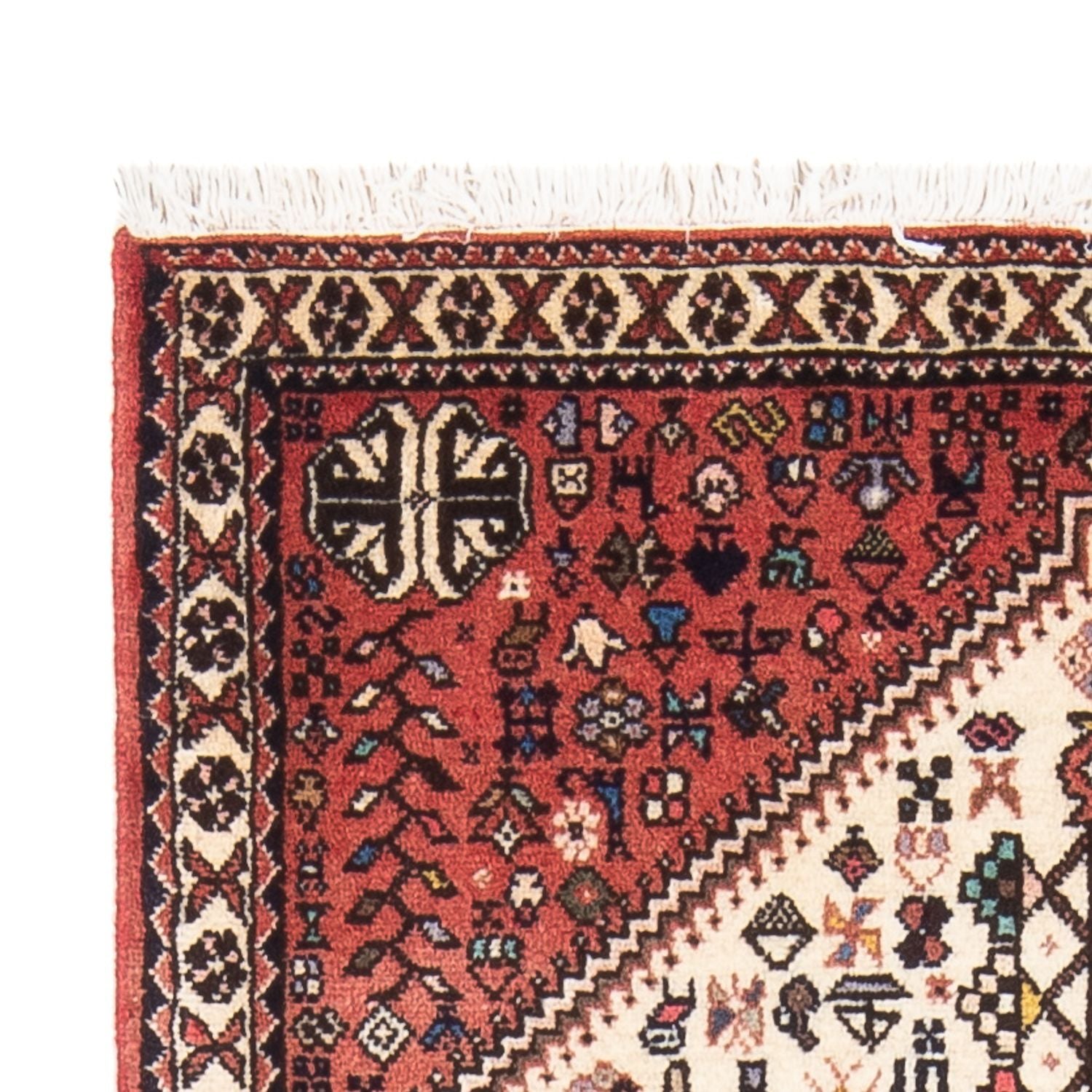Perserteppich - Nomadic - 126 x 80 cm - creme