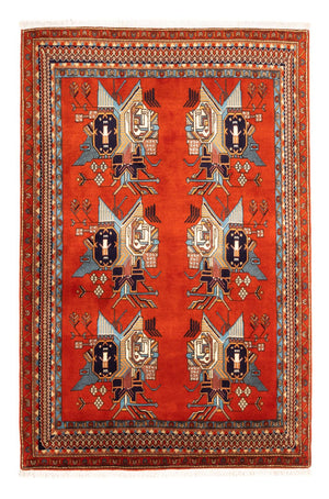 Perserteppich - Nomadic - 165 x 115 cm - rot
