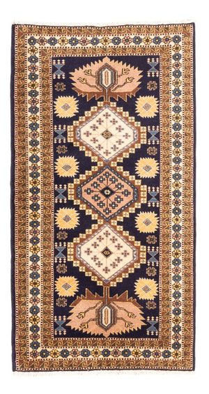 Perserteppich - Nomadic - 145 x 80 cm - dunkelblau