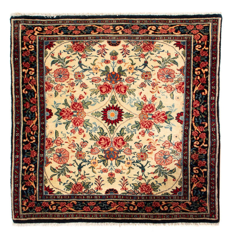 Perserteppich - Bidjar - Royal quadratisch  - 70 x 70 cm - creme