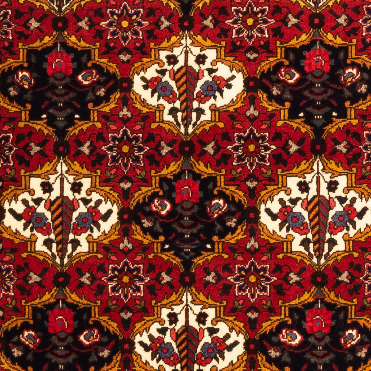 Perserteppich - Nomadic - 159 x 110 cm - bordeauxrot