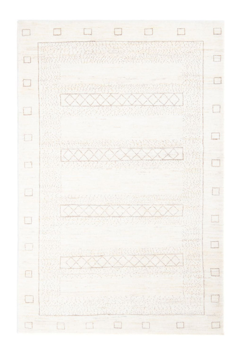 Gabbeh Teppich - Perser - 180 x 120 cm - weiß