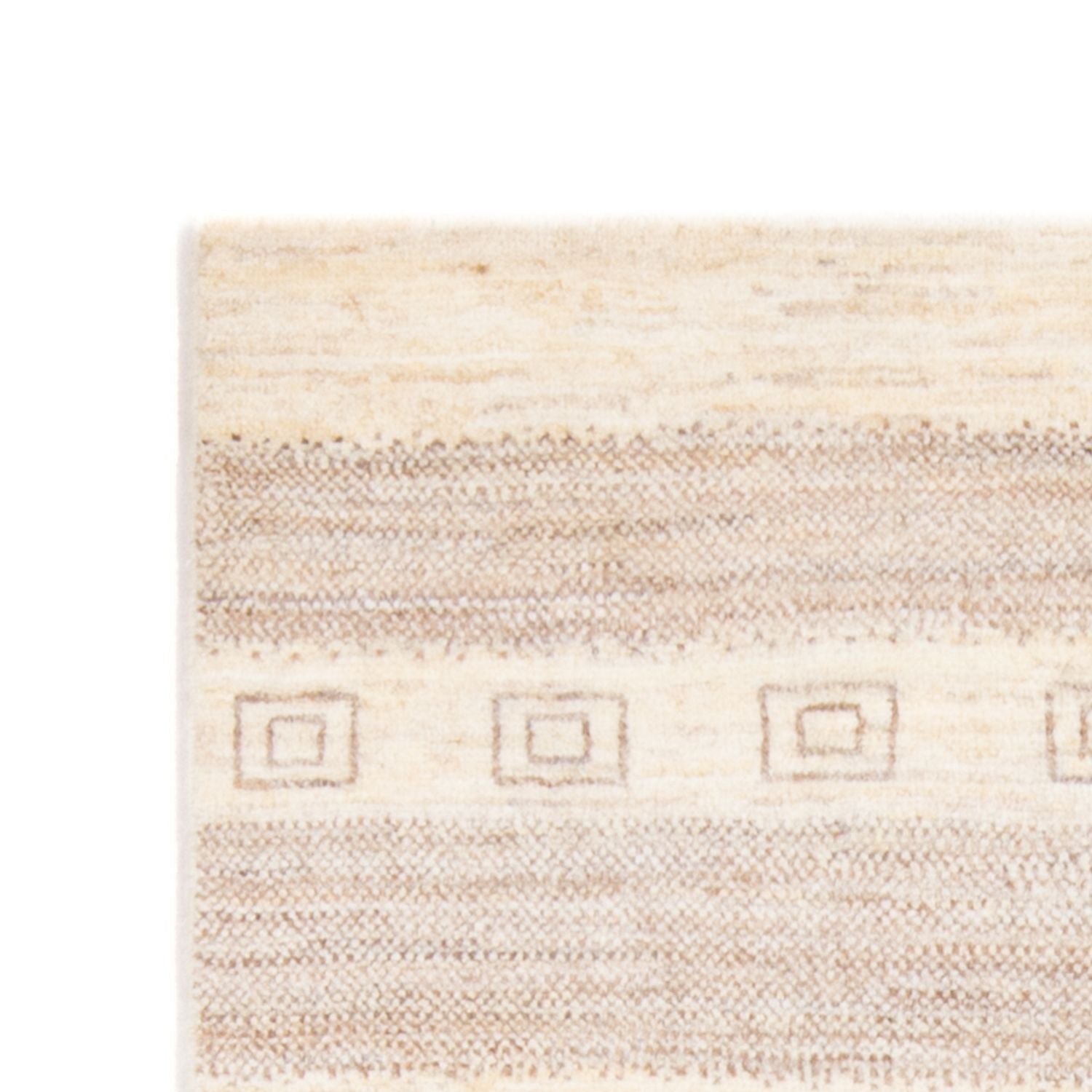 Gabbeh Teppich - Perser - 151 x 100 cm - hellbeige