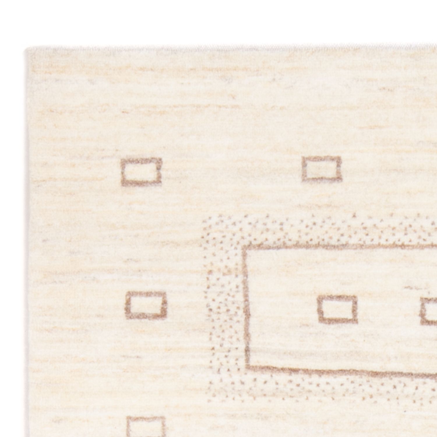 Gabbeh Teppich - Perser - 148 x 102 cm - hellbeige