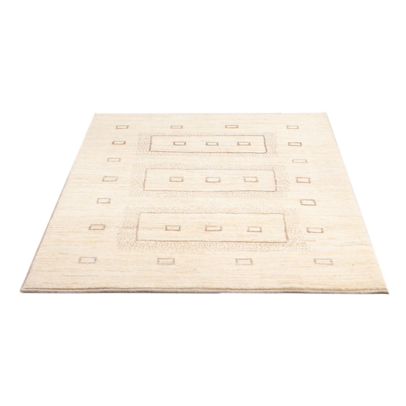 Gabbeh Teppich - Perser - 148 x 102 cm - hellbeige