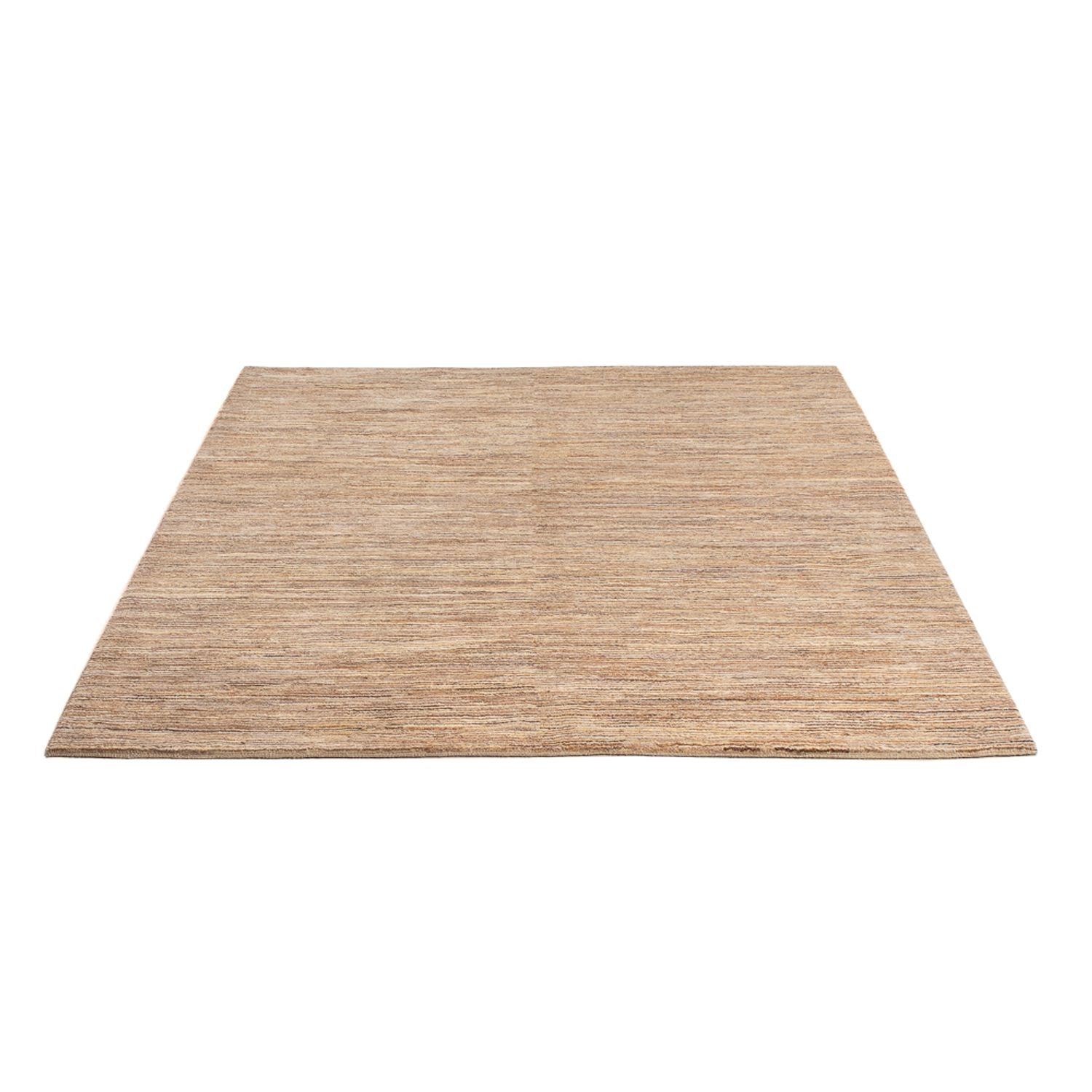 Gabbeh Teppich - Perser quadratisch  - 184 x 158 cm - hellbeige